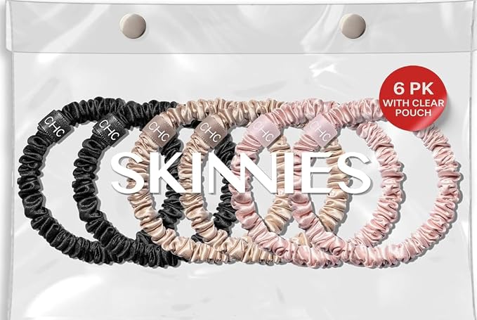6pc Skinnies - Black - Nude - Pink Quartz