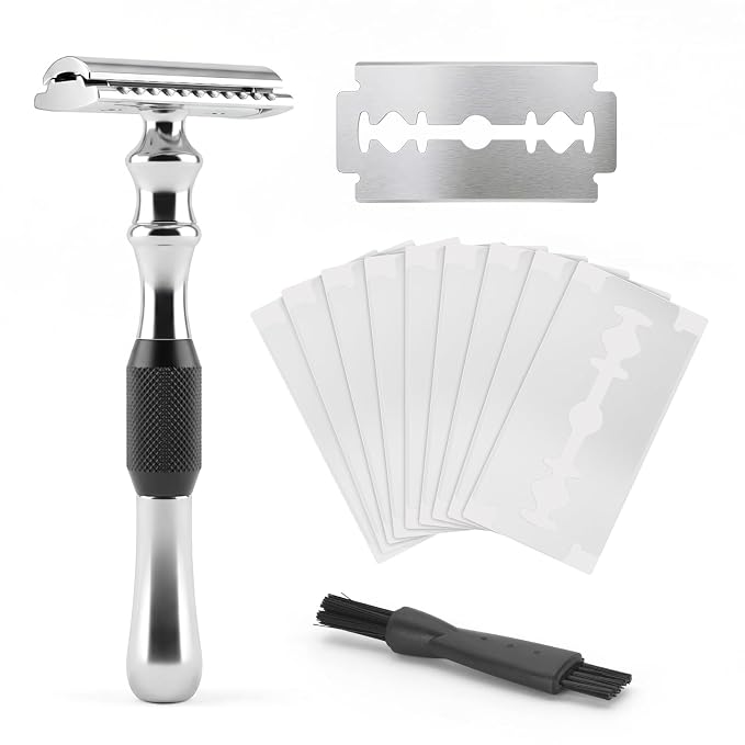Black Handle With Razor