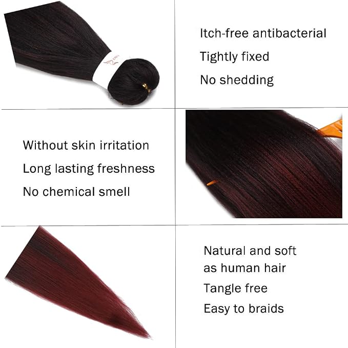 mixed black & burgundy