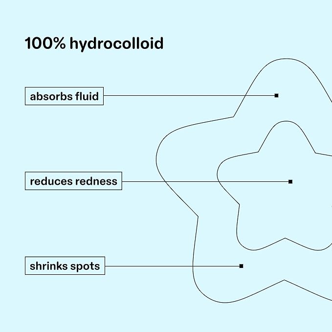 Clear Hydrocolloid Stars