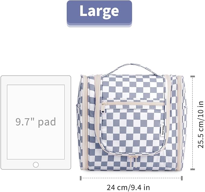 C-Grayish Blue Checkerboard