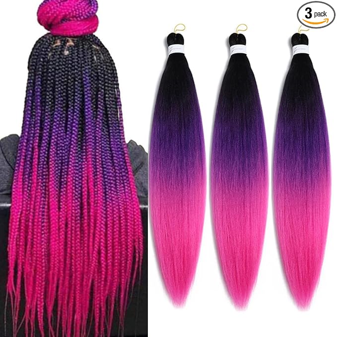 Black-Purple-Rose Red