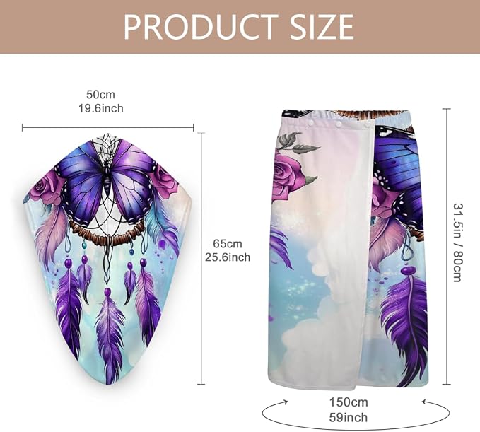 Purple Butterfly Dreamcatcher
