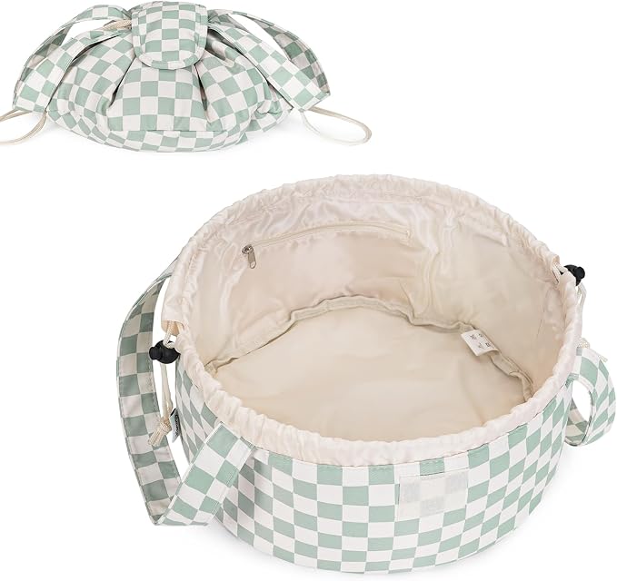 Z-Mint Green Checkerboard