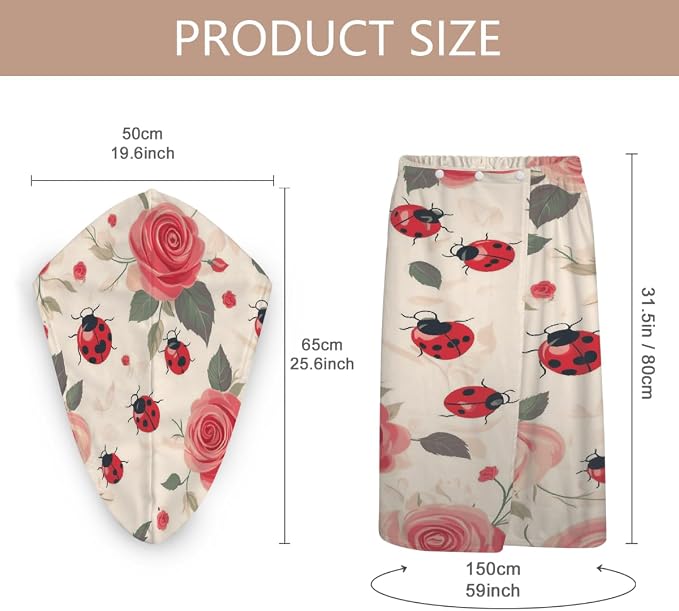Ladybugs Roses