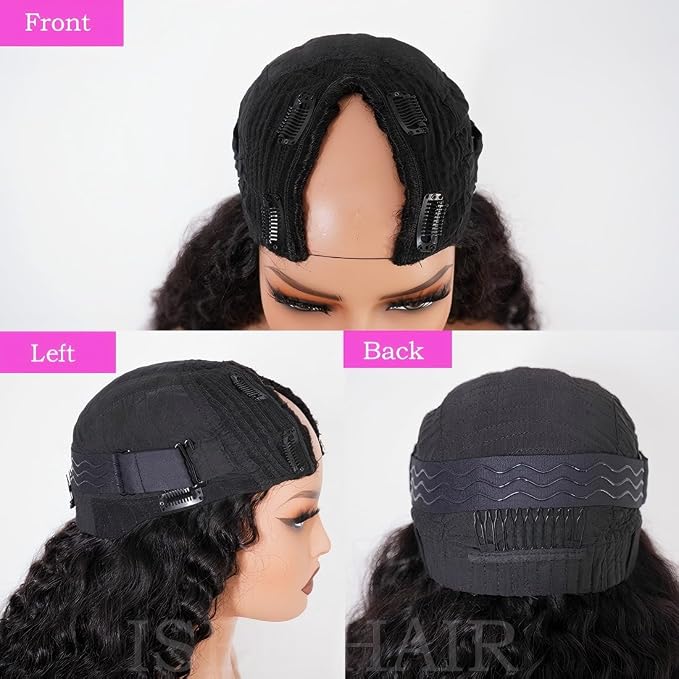 V Part Wig