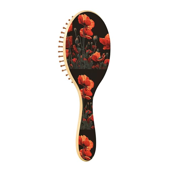 Black Red Poppy