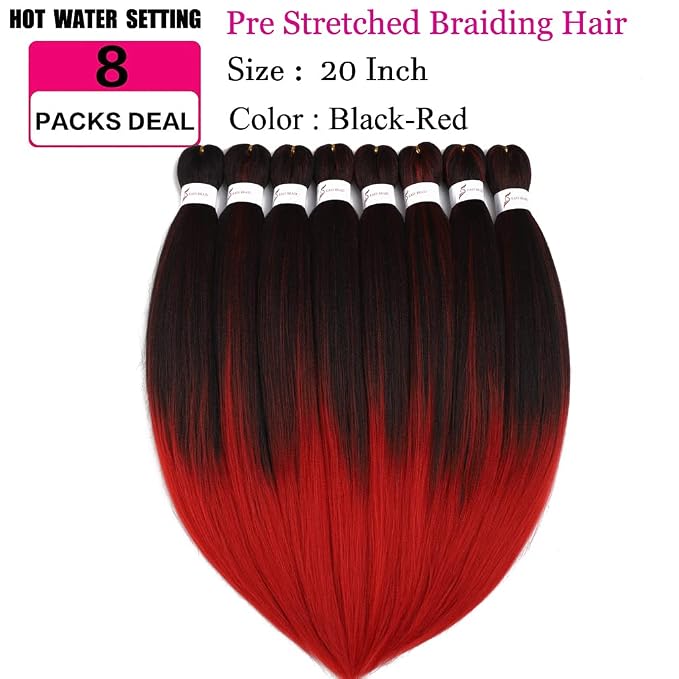 mixed black & red