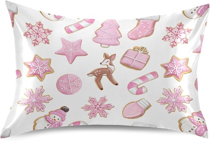Xmas Pink Gingerbread Cookies