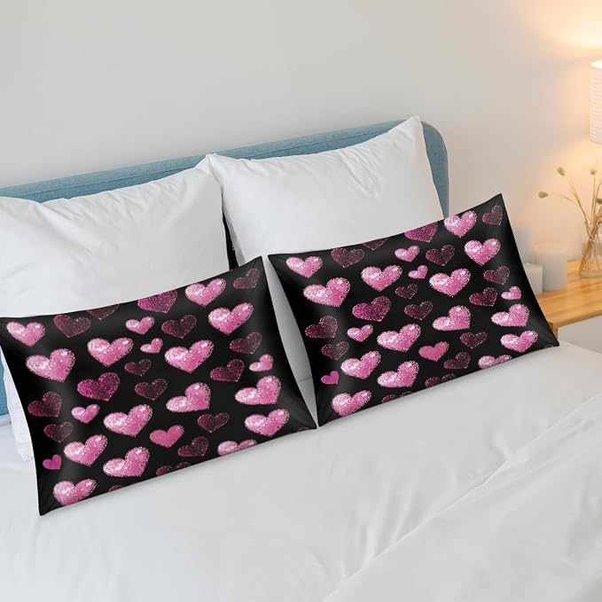 Pink Black Heart