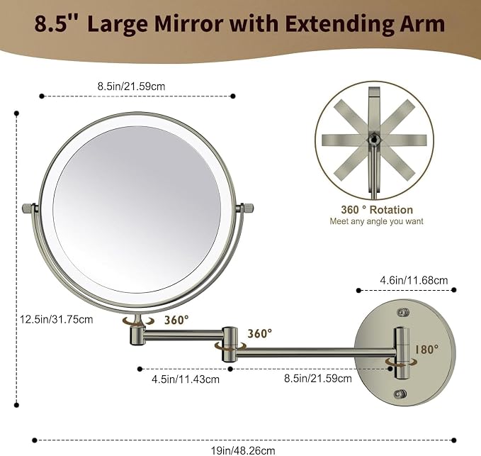 Brushed Nickel Wall-mounted