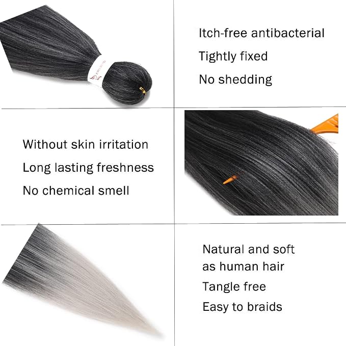mixed black & sliver