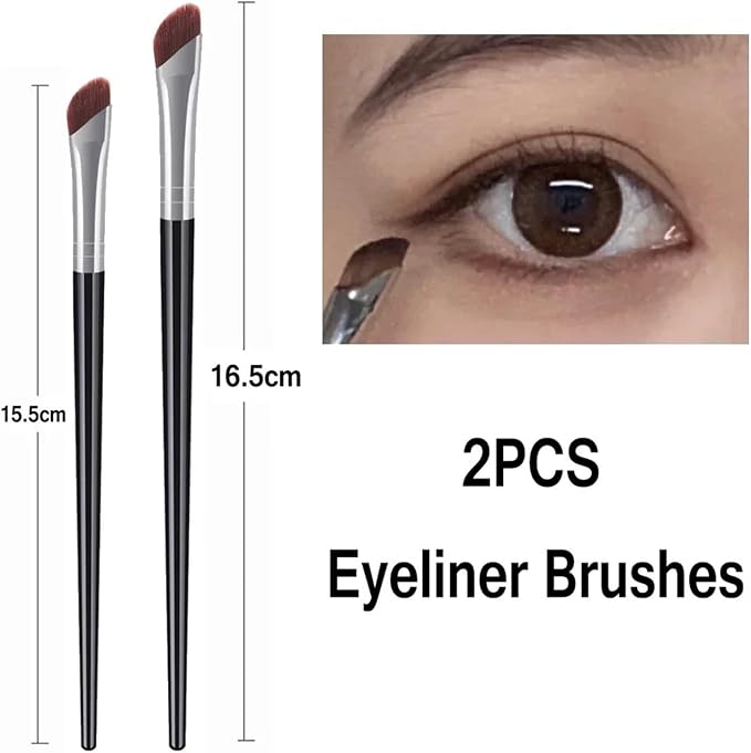 2pcs Eyeliner Brush
