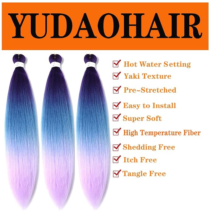 Purple-Lake Blue-Light Purple