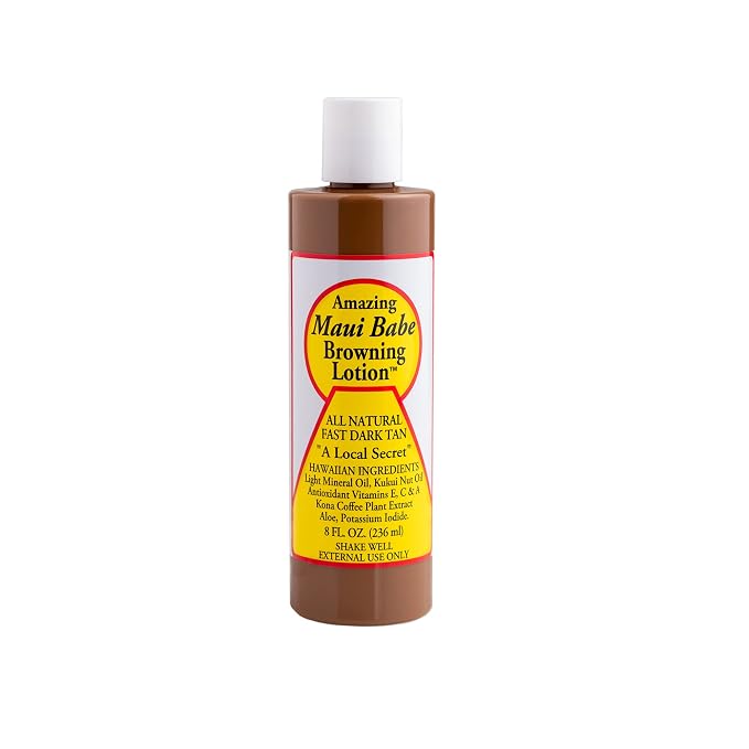 8 Oz Browning Lotion w/ Body Tanning Brush