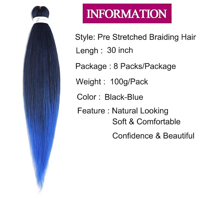 mixed black & blue