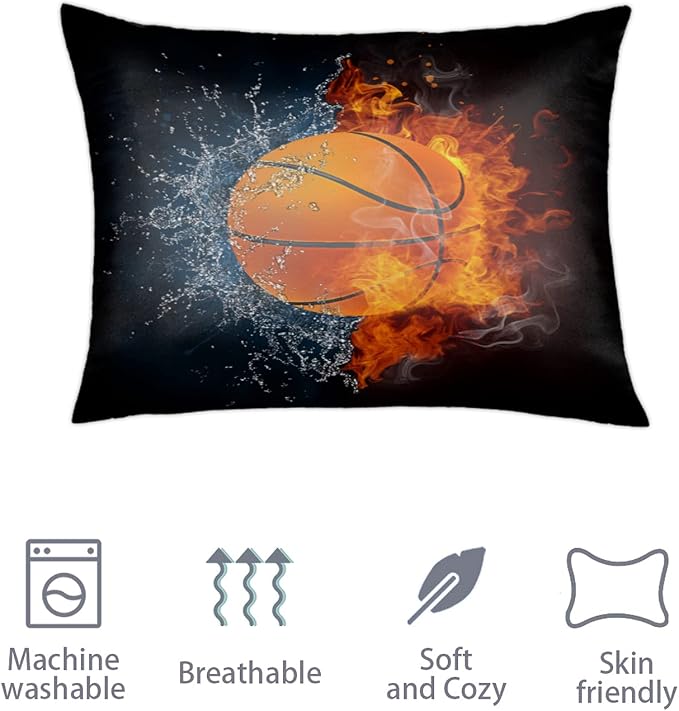 A03:fire Basketball Black