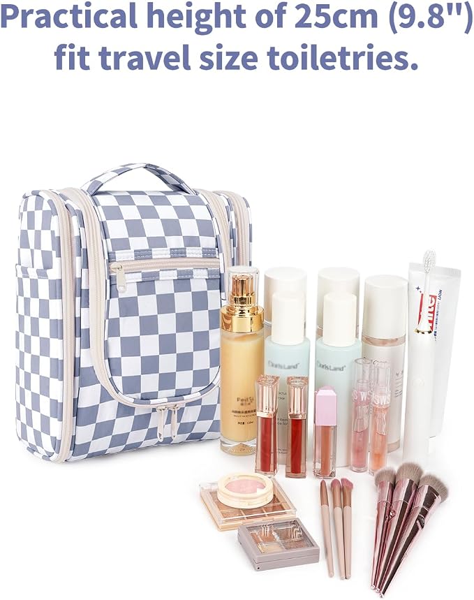 C-Grayish Blue Checkerboard