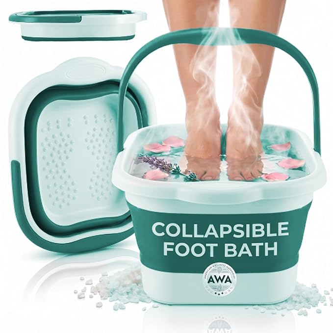 Blue Collapsible Basin