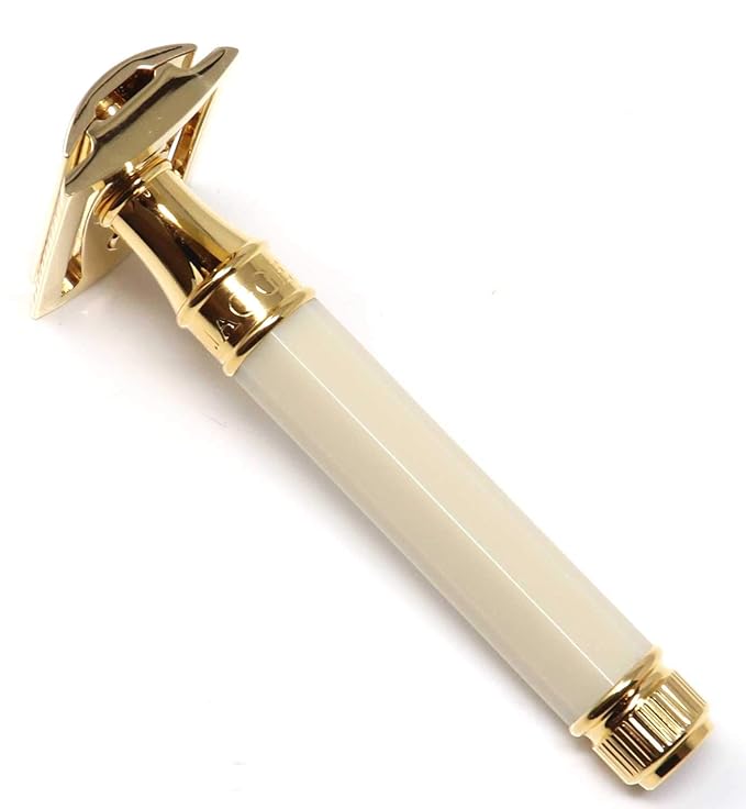 Ivory and Gold Plated Octagonal