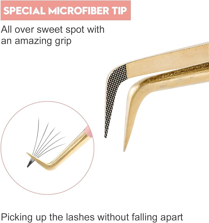 Mini 90 Degree Tweezers/M018-4