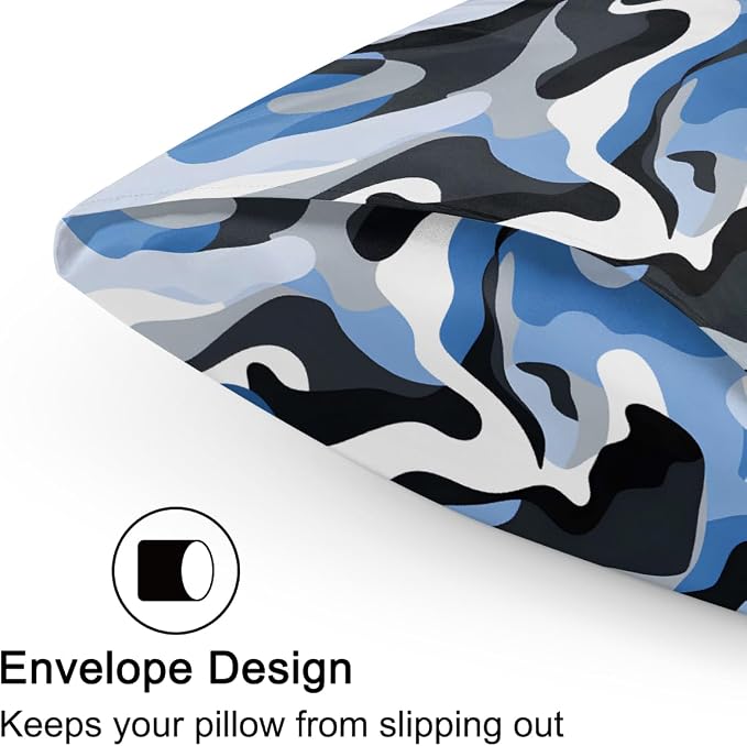 Blue Grey Camouflage