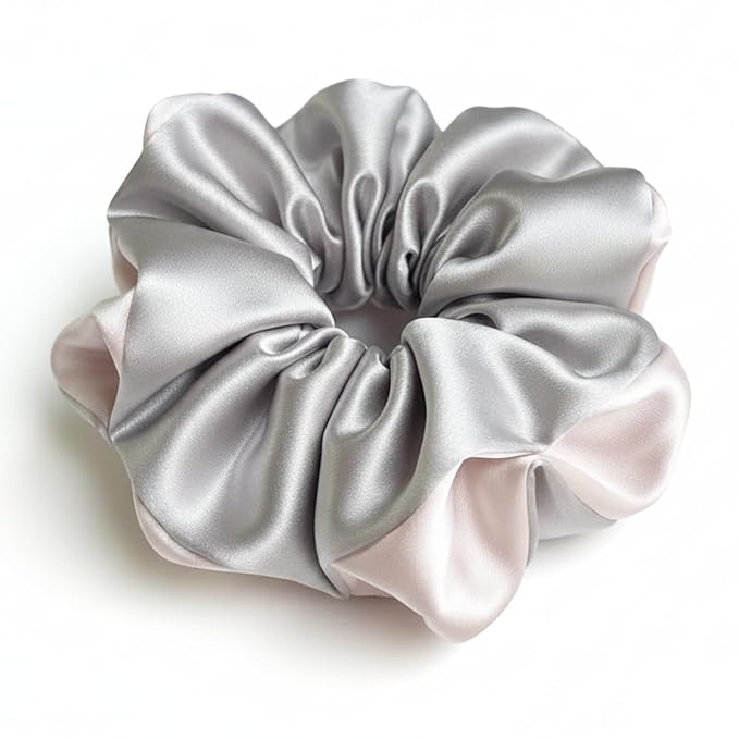 Pale Pink and Silver Grey
