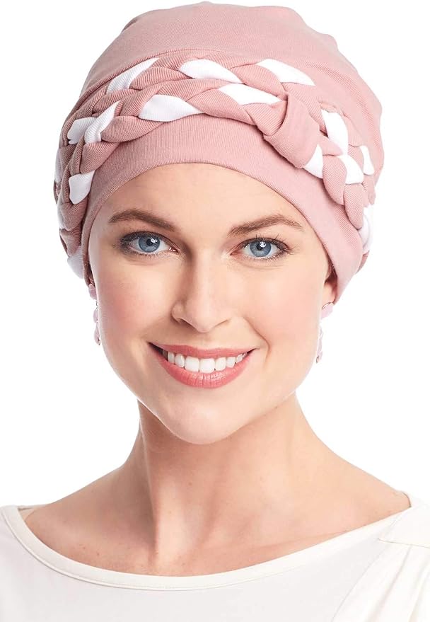 Double Braid - Pink Blush/White