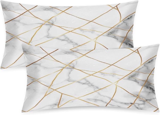 Marble Texture Golden Lines