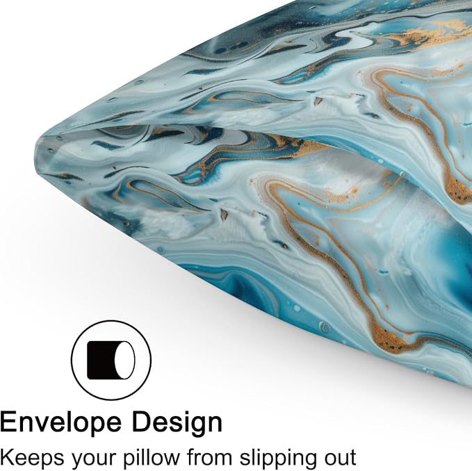 Blue Gold Marble