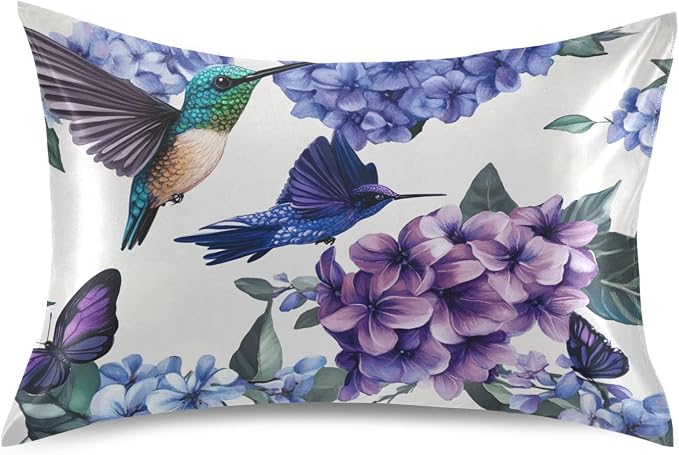 Purple Hummingbird Hydrangea Flower