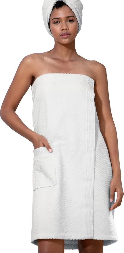 White/ Towel Wrap