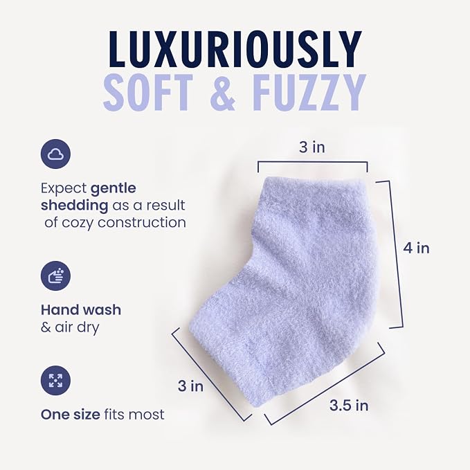 Lilac Leisure - 2 Pairs - Fuzzy