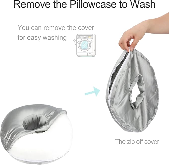 Silver Gray With Washable Cover