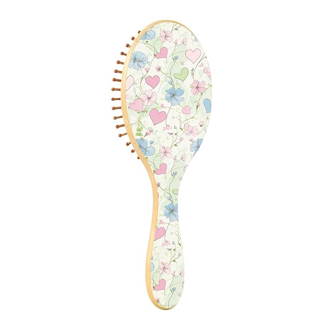 Valentine Watercolor Heart Leaves White