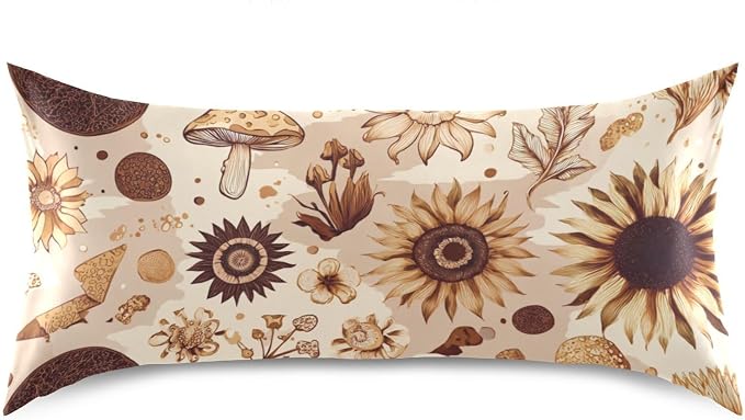 Bohemian Mushrooms Sunflower Beige