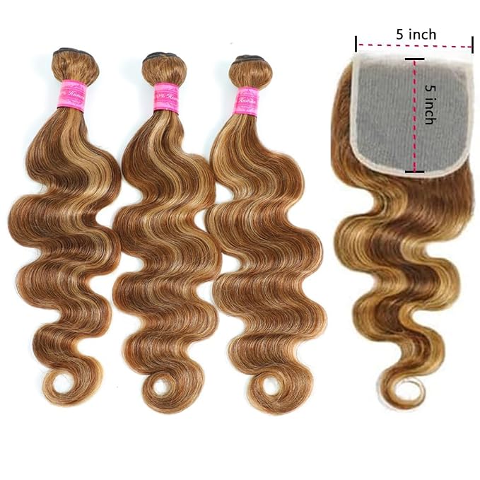 4/27 Body Wave Bundles with Closure