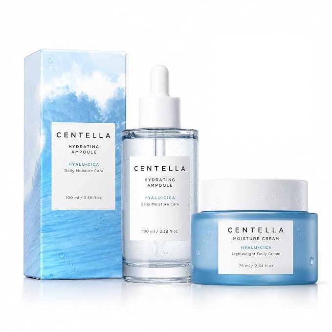 Hydrating Ampoule & Moisture Cream Set