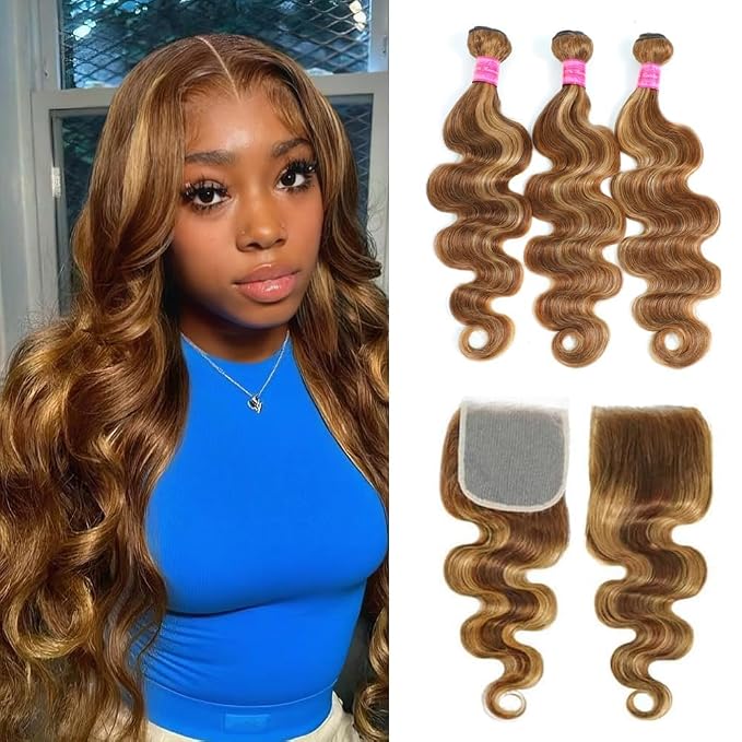 4/27 Body Wave Bundles with Closure