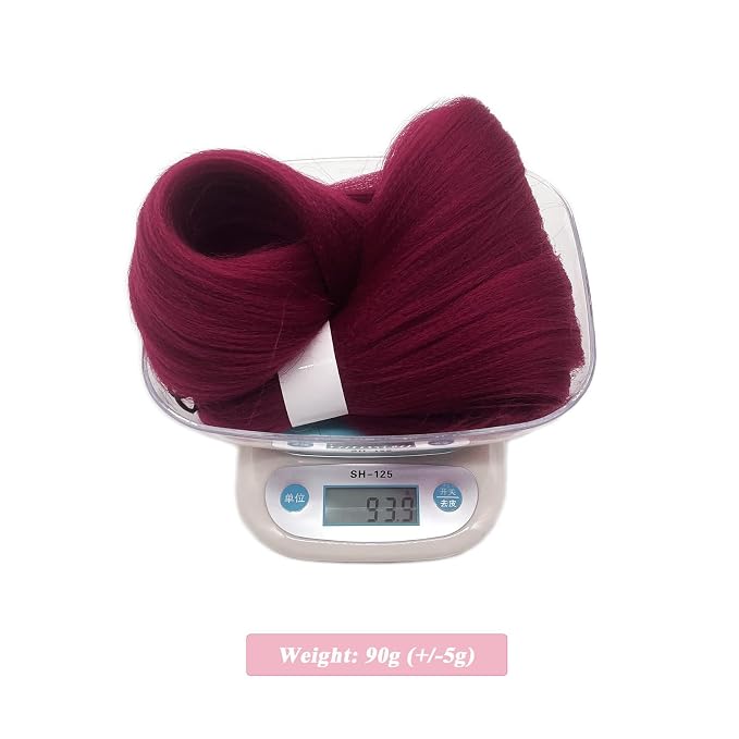 Burgundy Braiding Hair 3 Packs