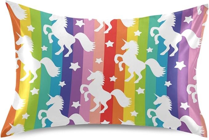 Rainbow Stripe Unicorn Star
