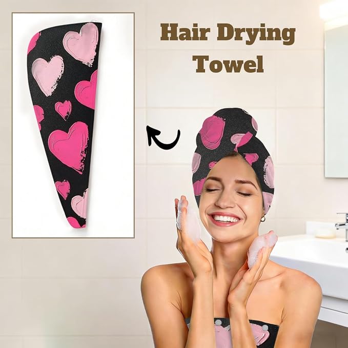 Pink Black Hearts