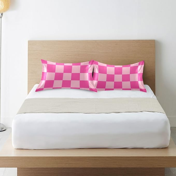 Hot Pink Checkerd