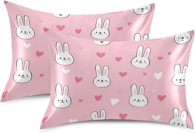 Bunny Pink Hearts