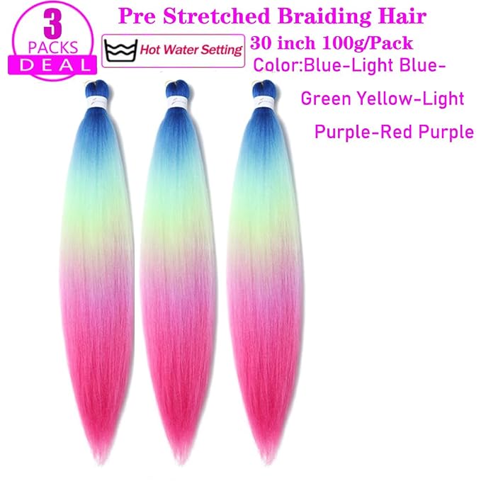 Blue-Light Blue-Green Yellow -Light Purple-Red Purple