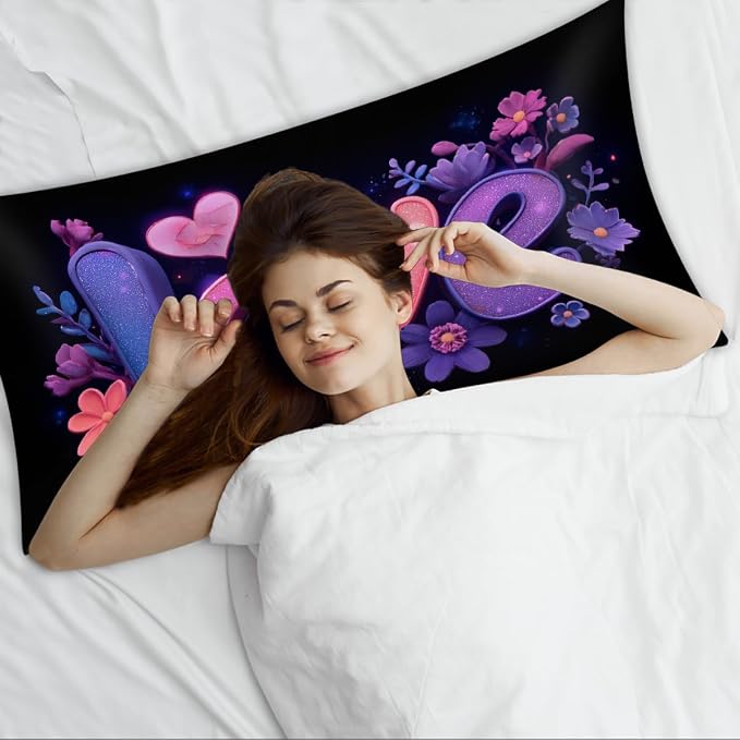 Purple Pink Love Floral