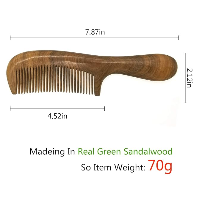 Paraguay Green Sandalwood Fine Tooth