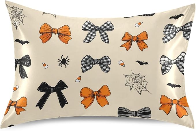 Cute Halloween Bows Beige