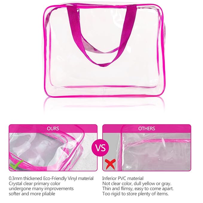 2pcs Hot Pink-Large