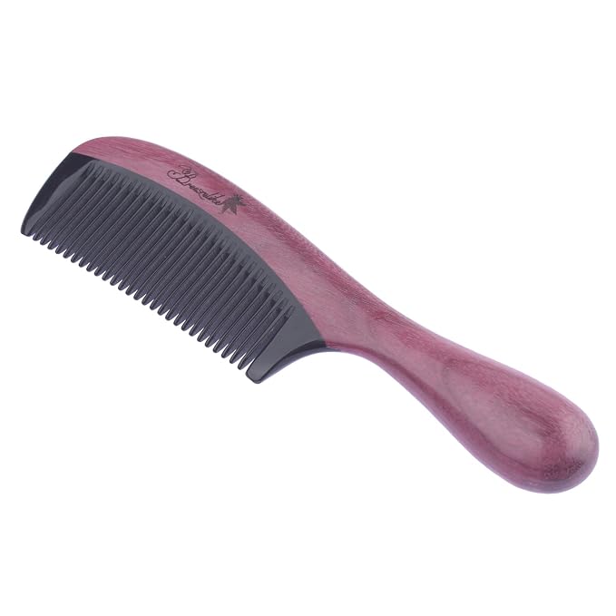 Fine Tooth & Purpleheart Handle